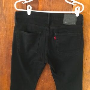 Levi’s Mens 510 skinny fit black jeans 31/32 NWOT